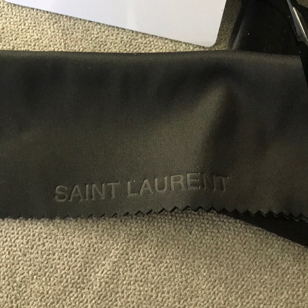 Authentic Saint Laurent SL M119 BLAZE cat eye Sunglasses with gold YSL emblem - Picture 9 of 16